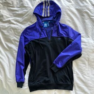 adidas Purple and Black Hoodie